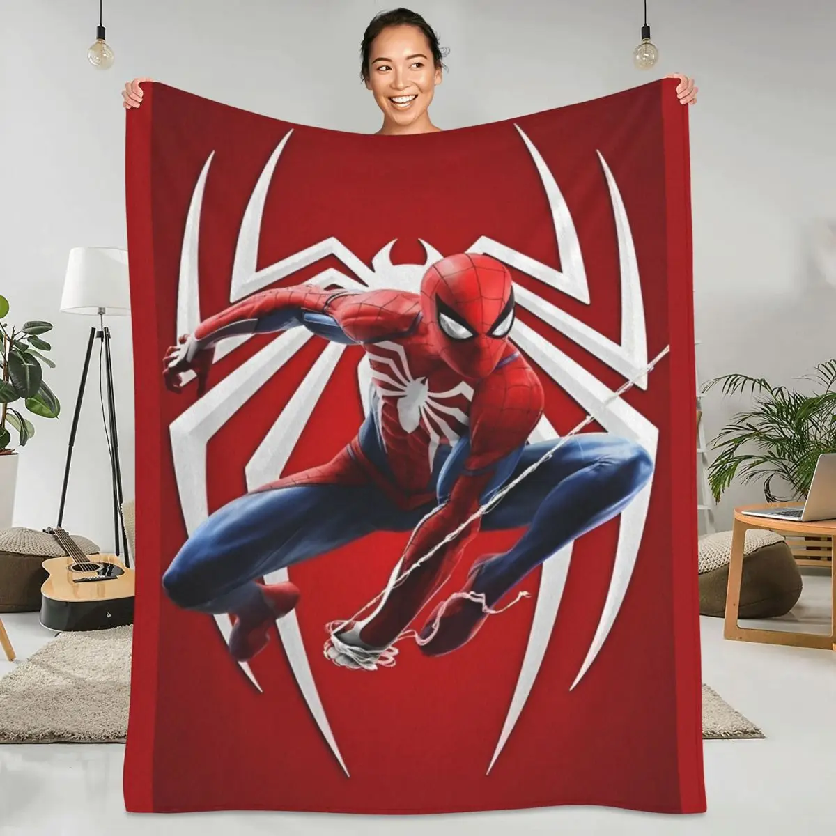 Супертеплое одеяло в американском стиле Человек-паук