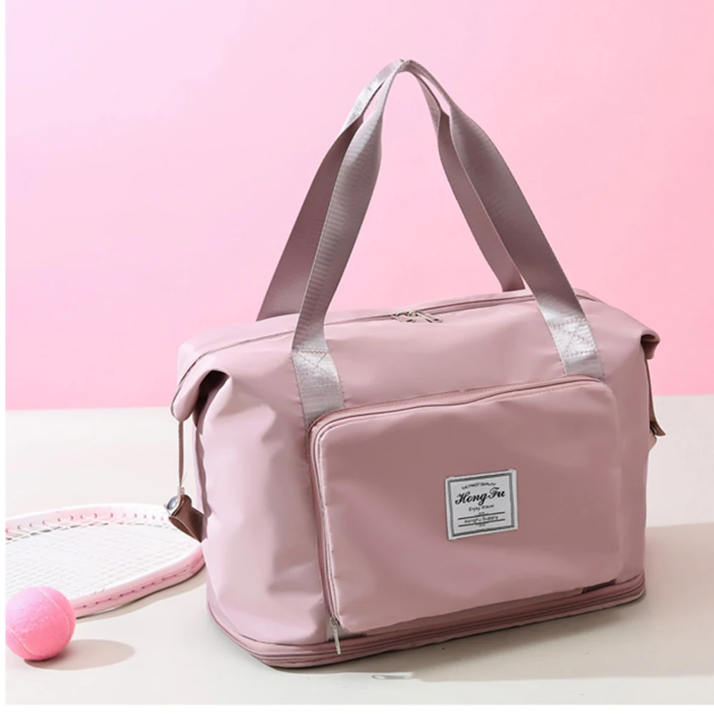 Large Capacity Bag Travel Women Bags Tote Foldable Luggage Shoulder Duffle Storage Waterproof Handbags Yoga Sport Crossbody