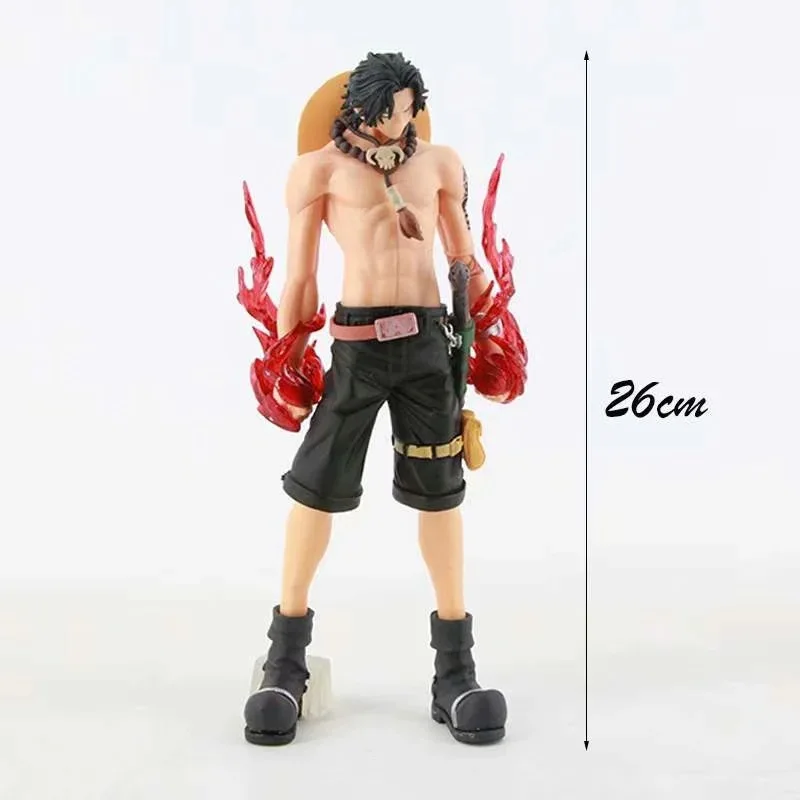 

26 см аниме игрушка Ace Огонь Кулак файтинг экшн-фигурка Juguetes One Piece Portgas D Ace фигурка Коллекционная модель игрушки Brinquedos