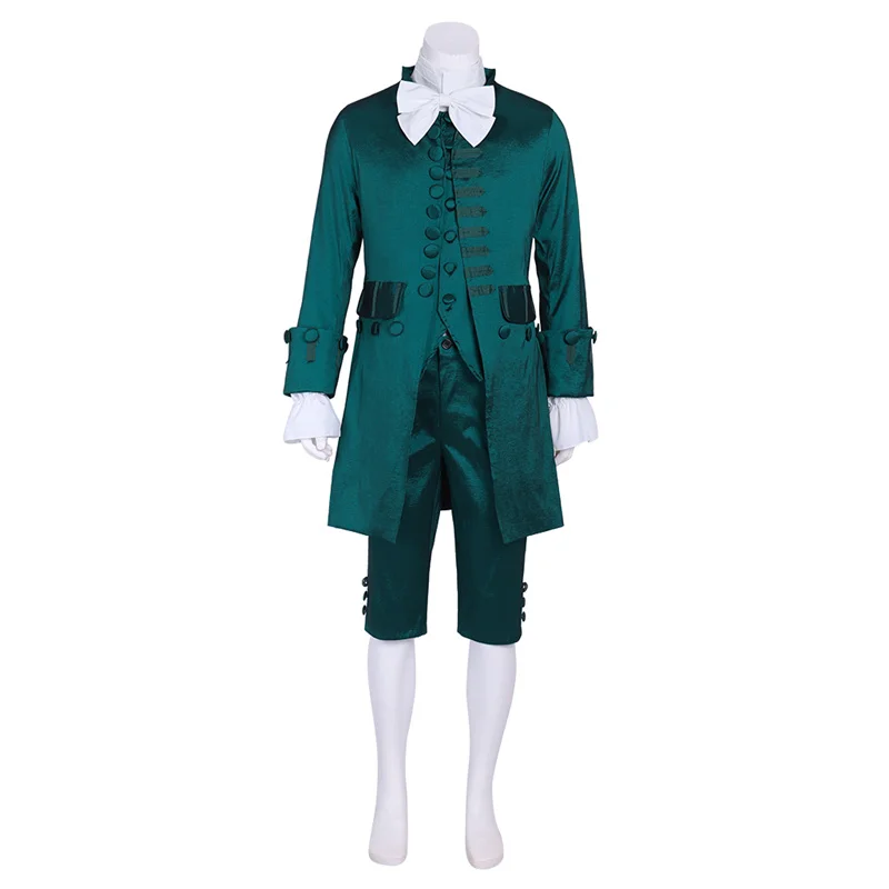 

Men's 18th Century Colonial Uniform Set Medieval Regency Tuxedo Vest Set Hamilton Knight Rococo Costume