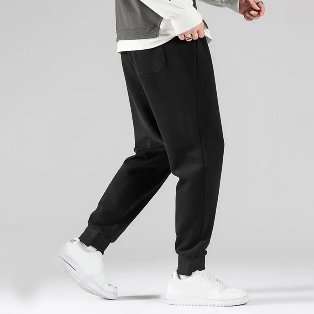 

Мужские модные брюки со средней талией на шнуровке