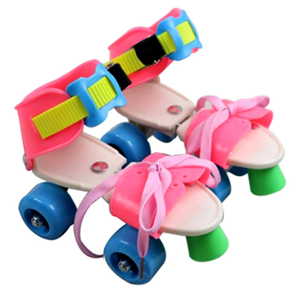 Skates Skating Double Row Roller Shoes The latest hot saleWinter Printing Artificial Leather Roller