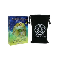 angel dream oracle cards deck past life english version for beginners board game guidance divination with pdf guidebook with bag