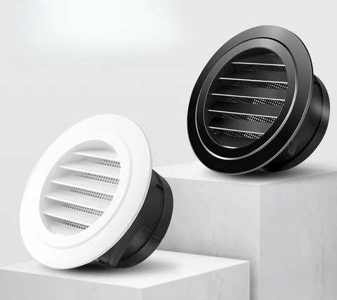75/100 мм круглый вентиляционный выпускной колпак, решетка клапана, диффузор, воздуховод, вентиляционная крышка, циркуляция воздуха, поворотный АБС-пластик, регулируемый