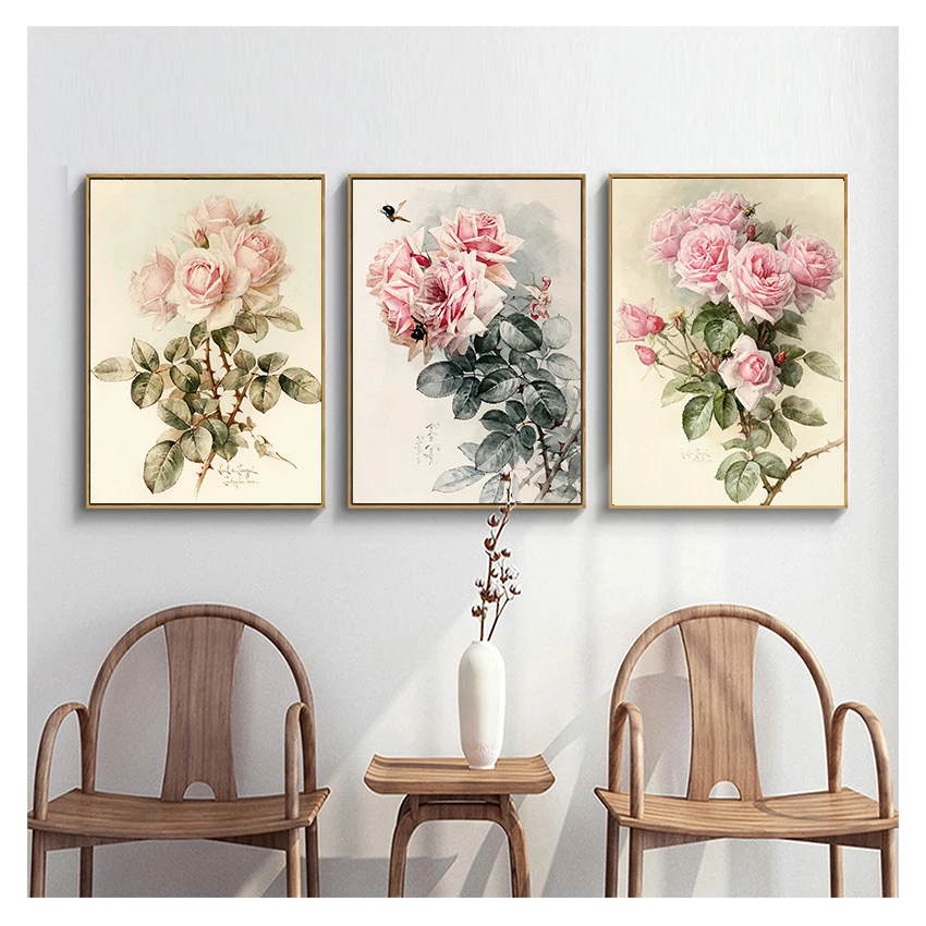 

Домашнее украшение, настенное искусство для гостиной, ностальгическая алмазная живопись, мозаика, искусство, вышивка крестиком, Набор наклеек, Европейский ретро цветок