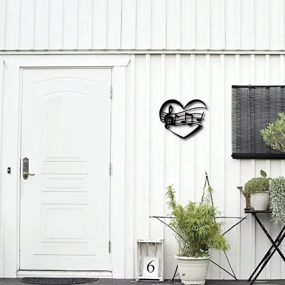 Металлический Настенный Декор Любовь И Музыка С Цитатой Для Детской Комнаты