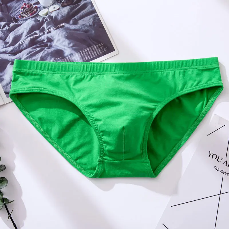 Men's Underwear Male Sexy Solid Briefs Underpants for Men Brief Cotton Adult Panties Mens Bikini Pant Men Sexy