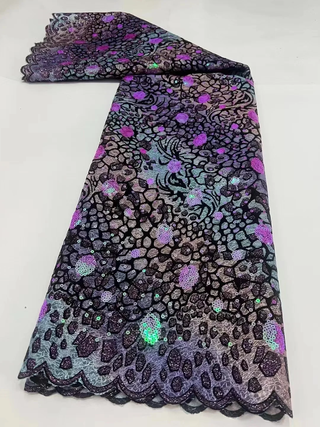Новое поступление 2022 бархатная Тюлевая ткань кружевная новейшая нигерийская с