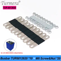 turmera busbar 12v lifepo4 battery copper connecter for 280ah 310ah 320ah lifepo4 battery cell use in 12 8v solar system 10piece