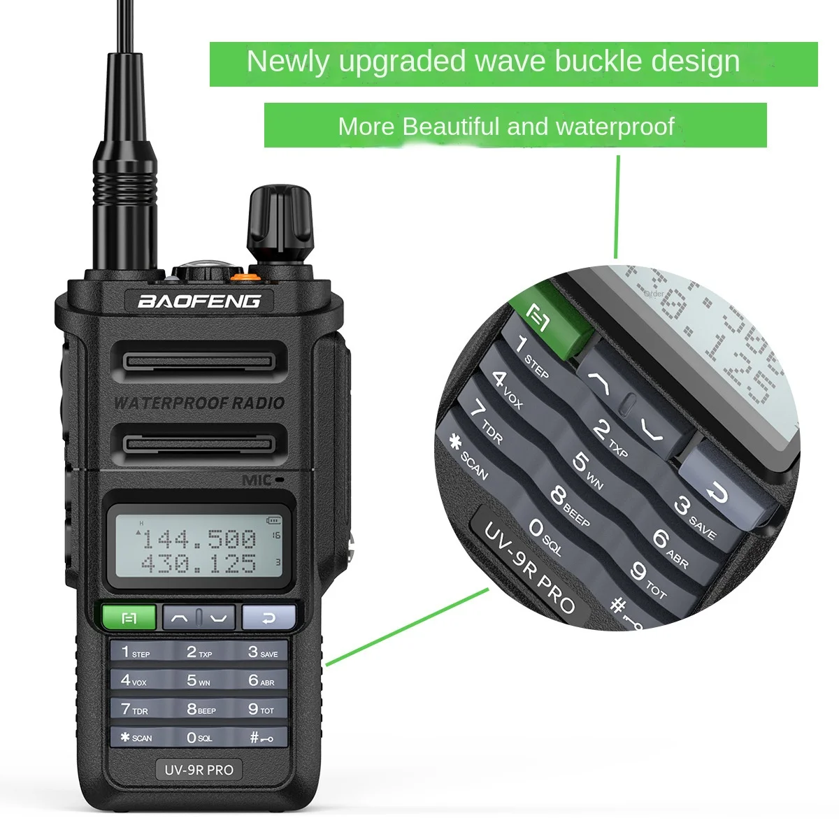 Baofeng Uv9r Pro Waterproof Interphone Marine VHF Uv-9r Plus Upgraded Version