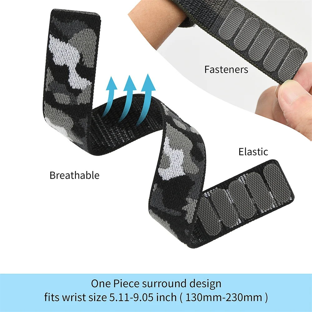 22mm 26mm Nylon Strap For Garmin forerunner 955 Solar 945 Fenix 7X Fenix 6 6X Pro 5X Plus/Enduro/Epix Gen 2 Watchband Bracelet