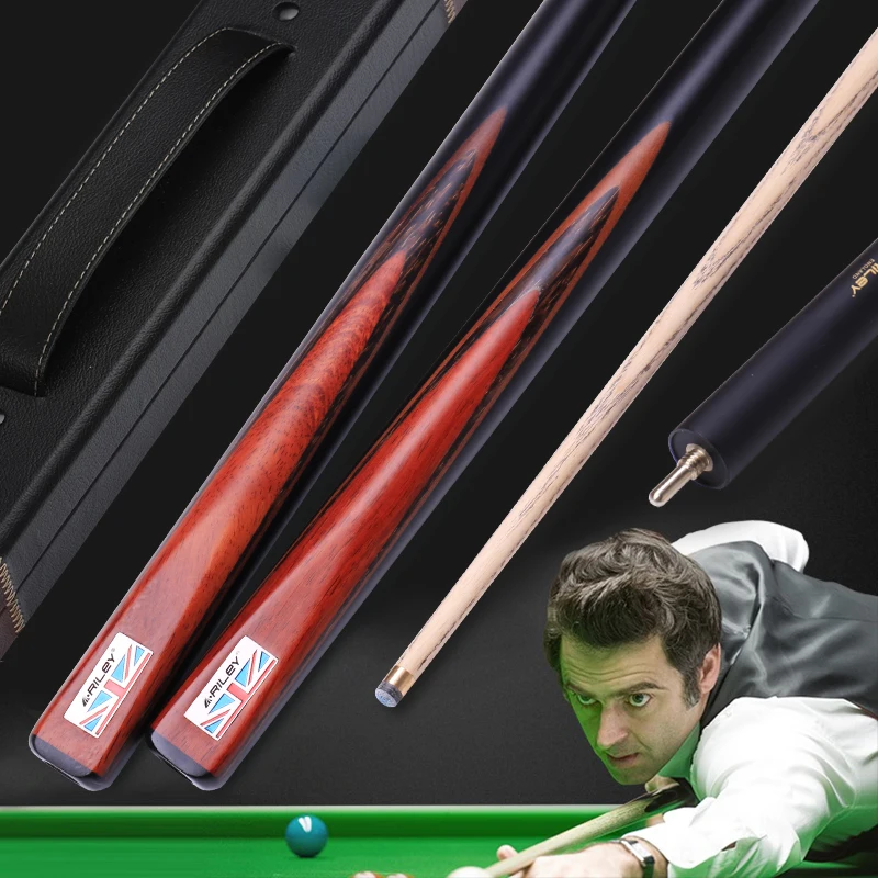 

Original RILEY RWEST301 High-end Handmade 9.5mm/9.8mm One Piece Billiard Snooker Stick Cue with Case Extension England 2019