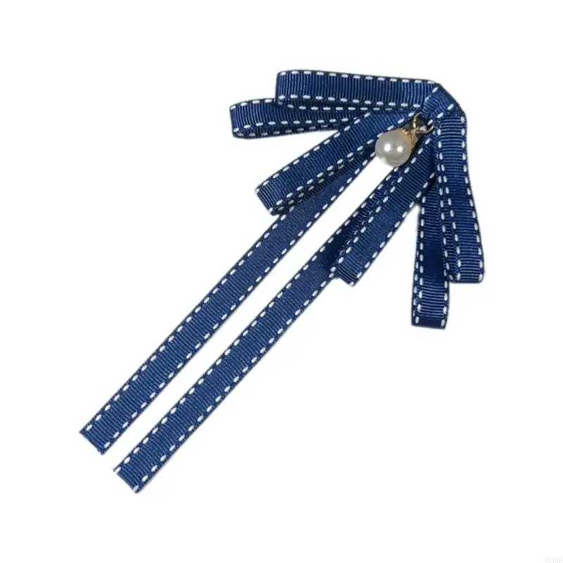 C9GE RETRO SILK RIBBON BOWS BROHCHED BROHCH PINC