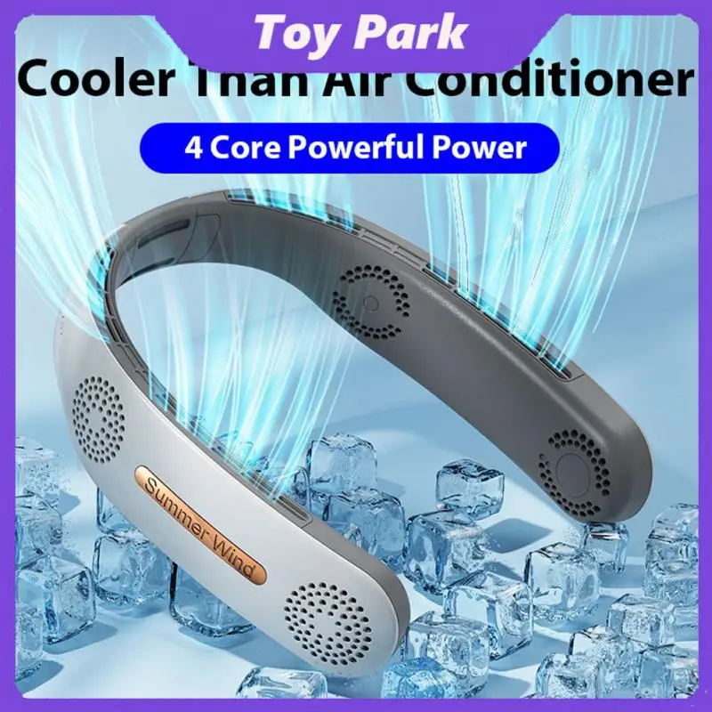 

3-скоростные вентиляторы, безлопастные шейные вентиляторы, супер тихий вентилятор с охлаждением на 360 градусов, практичный Usb Перезаряжаемы...