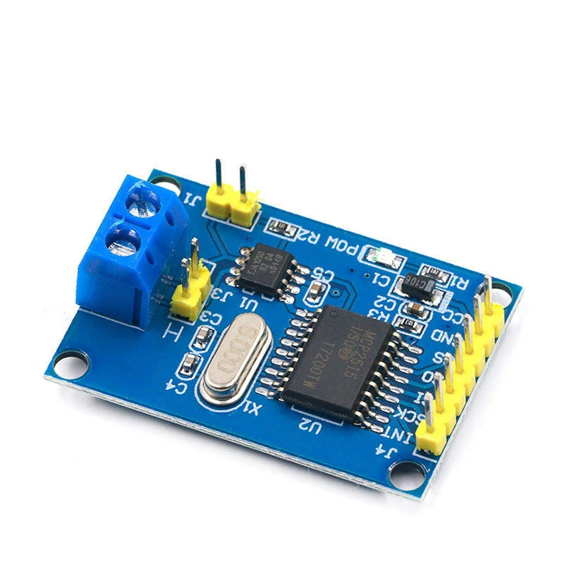 MCP2515 TJA1050 CAN плата модуля шины приемник SPI для 51 MCU контроллер рычага Новый