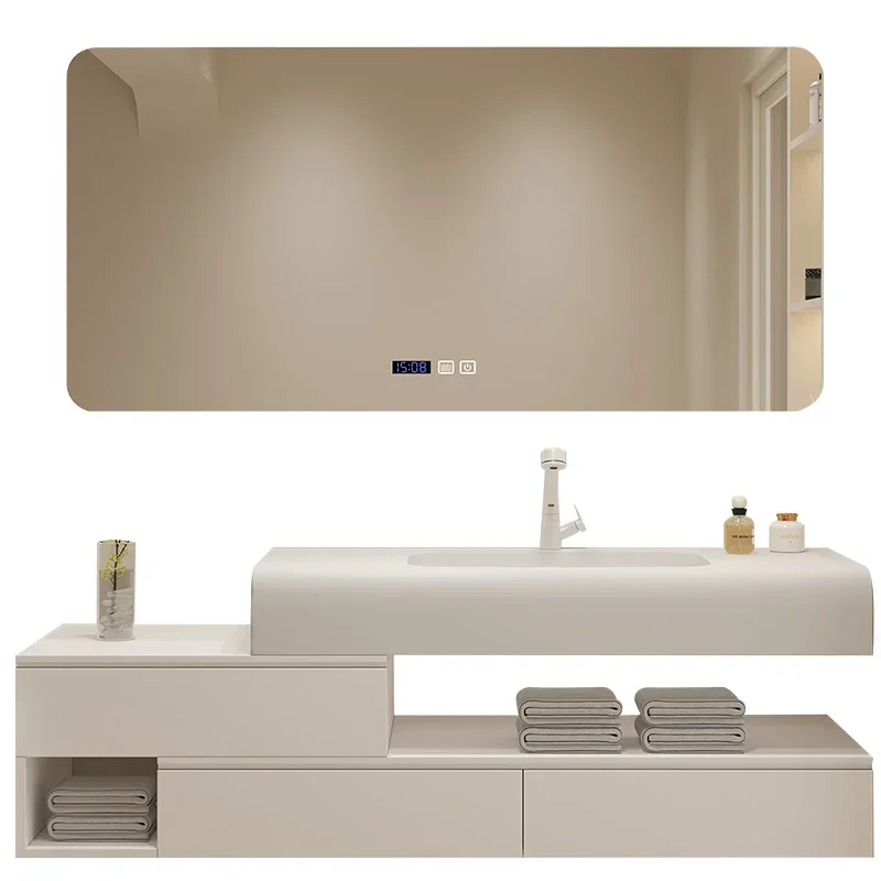 DuPont Corian Whole Washbin Bathroom Cabinet Combination Hand Washing Washstand Washbasin