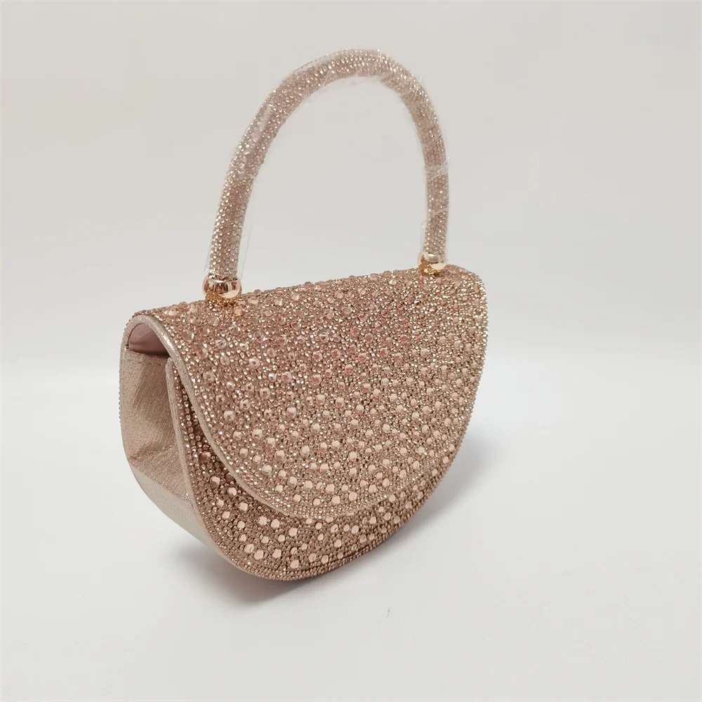 Золотой стильный женский клатч со стразами женская ручная сумка B и через плечо