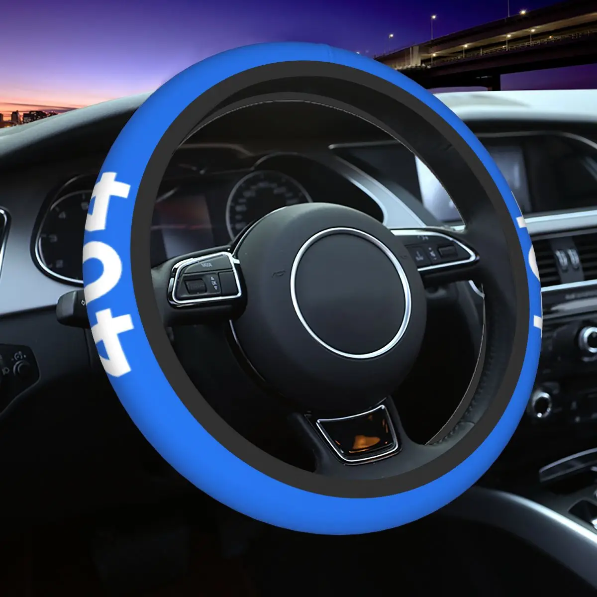 

38cm Car Steering Wheel Cover Hunter X Hunter Elastic Gon Freecss Number Braid On The Steering Wheel Cover Car Accessories