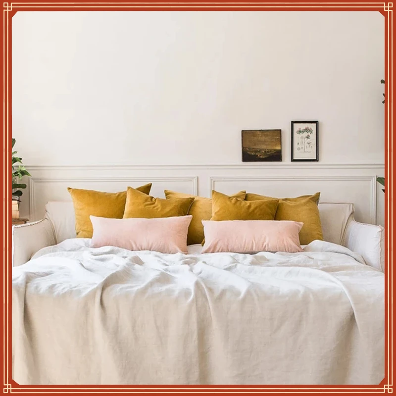 

Soft Cushion Cover Velvet Pillow Cover For Sofa Living Room Housse De Coussin 30x50cm Decorative Pillows Nordic Decoration