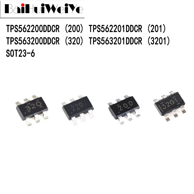 10 шт. TPS562200DDCR TPS562201DDCR TPS563200DDCR TPS563201DDCR 200 201 300 SOT23-6 Новый чипсет хорошего качества