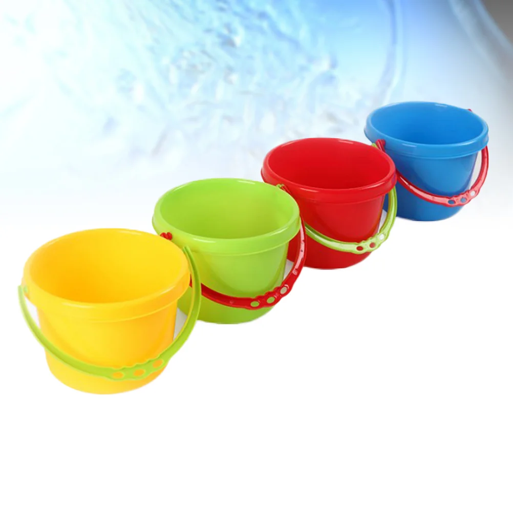 

Sand Beach Pail Buckets Kids Gardening Bath Castle Bucket Pool Toys Building Snow Accessories Kit Toy Cups Water Mini Play Pails