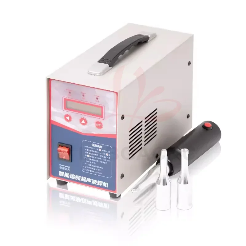 Ультразвуковой пластиковый сварочный аппарат с двойным соплом 28 кГц 700-1800 Вт