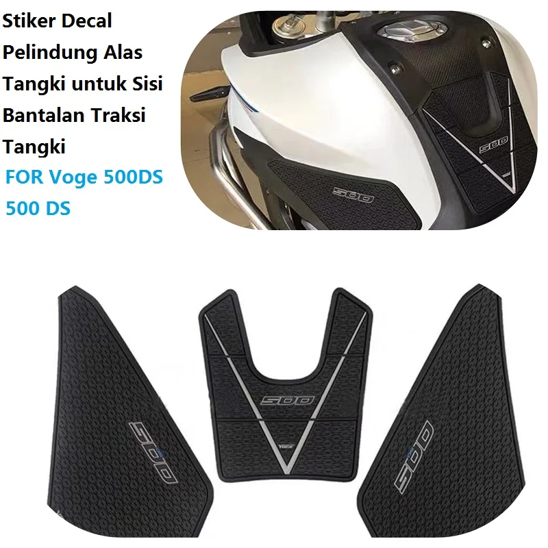 

Для Voge 500DS 500 DS Stiker Decal Pelindung Alas/Sisi Bantalan Traksi