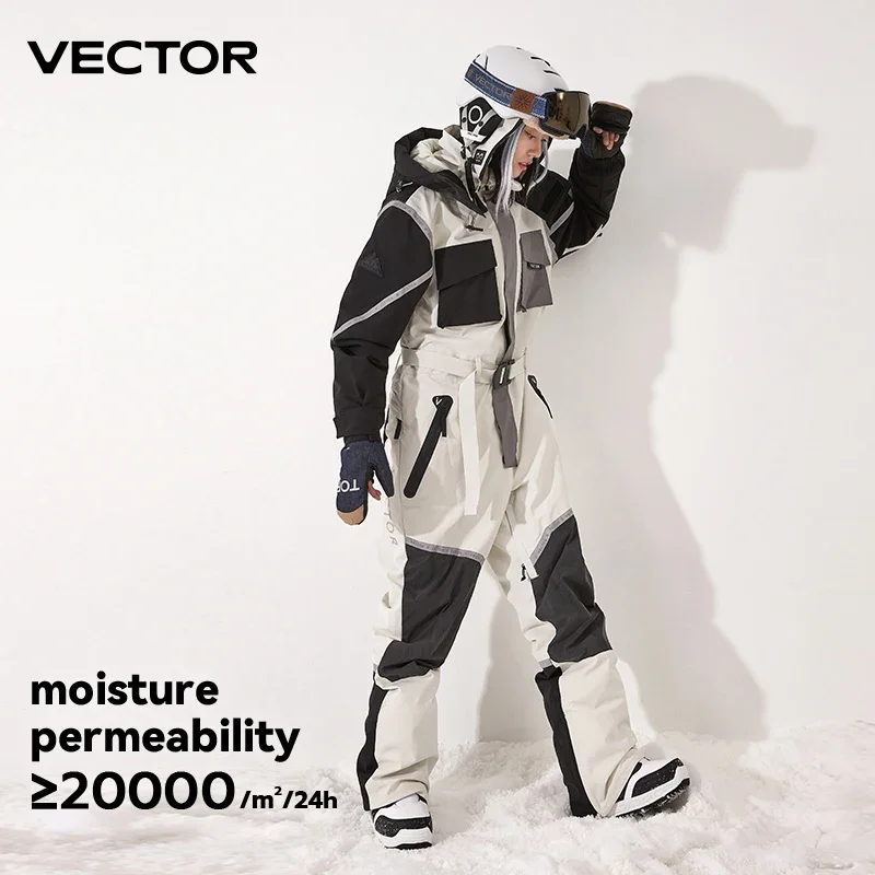 Толстый мужской и женский цельный лыжный комбинезон спортивная куртка для