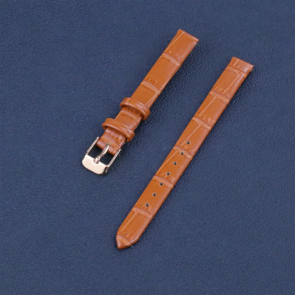 Ремешки для наручных часов из натуральной коровьей кожи браслет с пряжкой