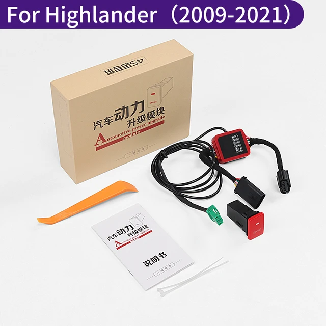 

Ускоритель дроссельной заслонки для Toyota Highlander 4Runner Tundra 2012-2022 Система обновления ускорения конской мощности для улучшения выступления