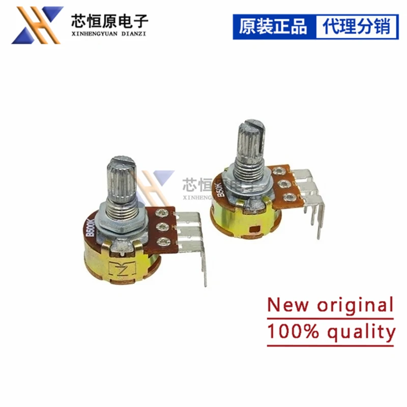 5 шт. WH148 15 мм вал 3-контактный линейный потенциометр гибкие ножки с переключателем