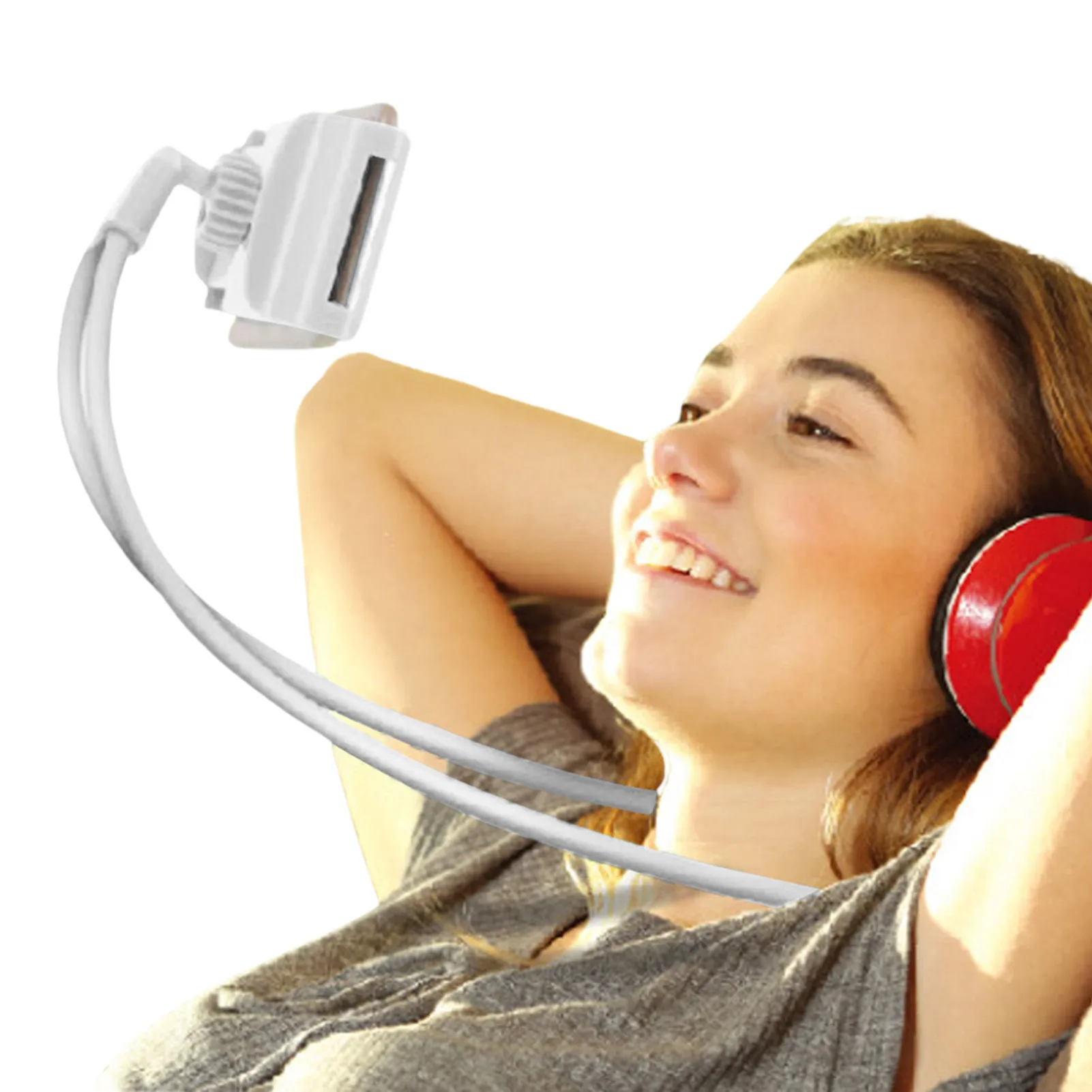 

Hands-Free Smart Mobile Phone Stand Flexible Long Arms Cell Phone Holder For Smartphone Tablet PC Desktop 360-Degree Rotating