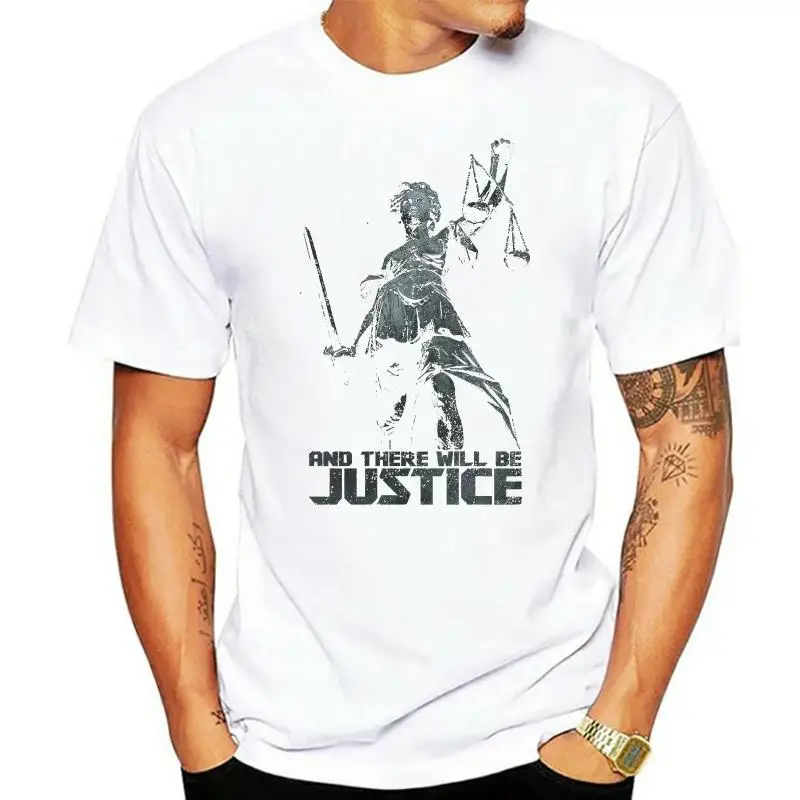 

JUSTITIA I T-SHIRT Justice Law Lawyer Judge Libra Goddess