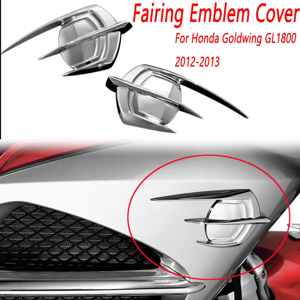 

For Honda GL1800 Gold Wing 2012 2013 2017 NEW Falcon Fairing Emblem Cover/Peel-and-stick