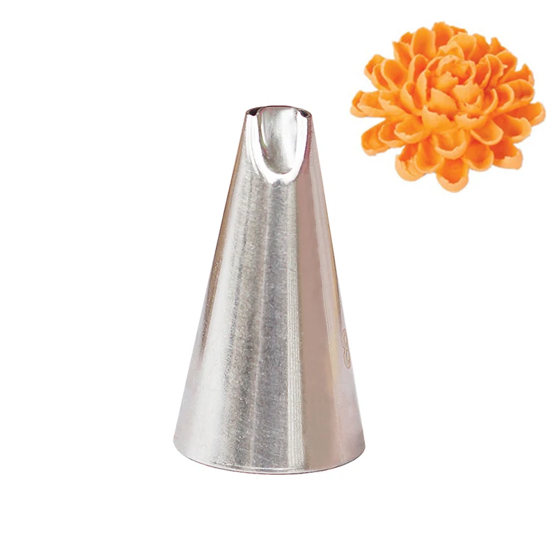 

#81 Chrysanthemum Cake Decorating Icing Tips Stainless Steel Flower Sugarcraft Piping Nozzles Cupcake Pastry Baking Tools patiss