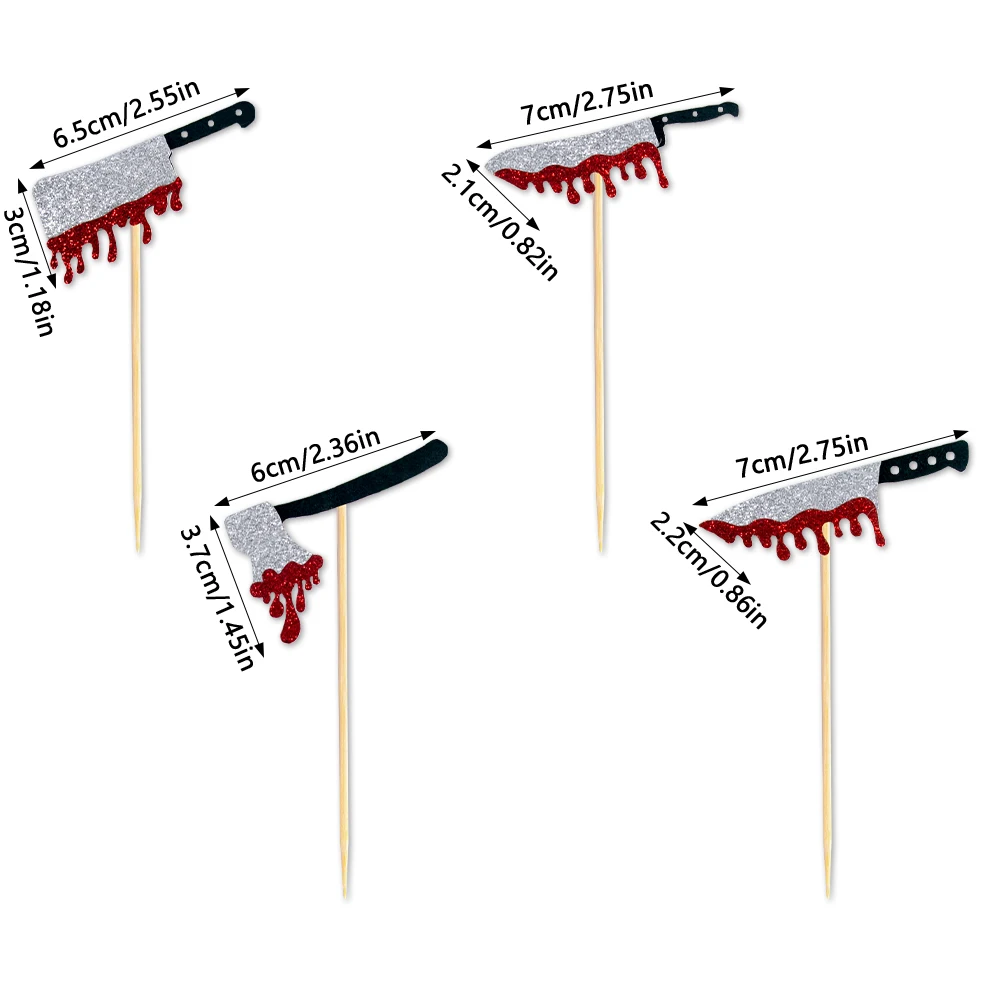 12/24 шт. блестящий нож для торта