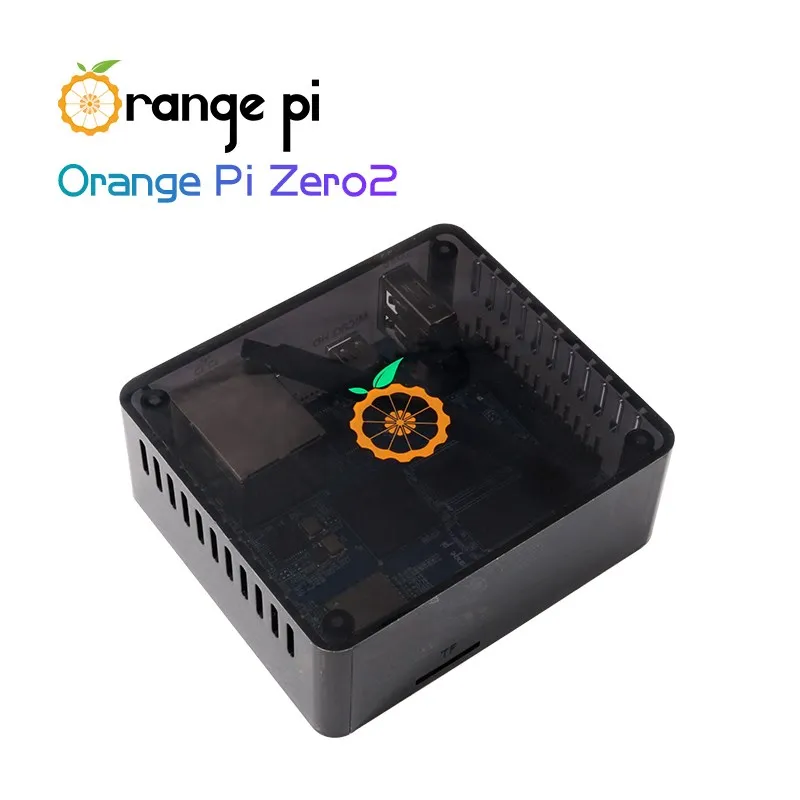 Оригинальный чехол Orange Pi Zero 2 черный из АБС-пластика опция теплоотвода прозрачный