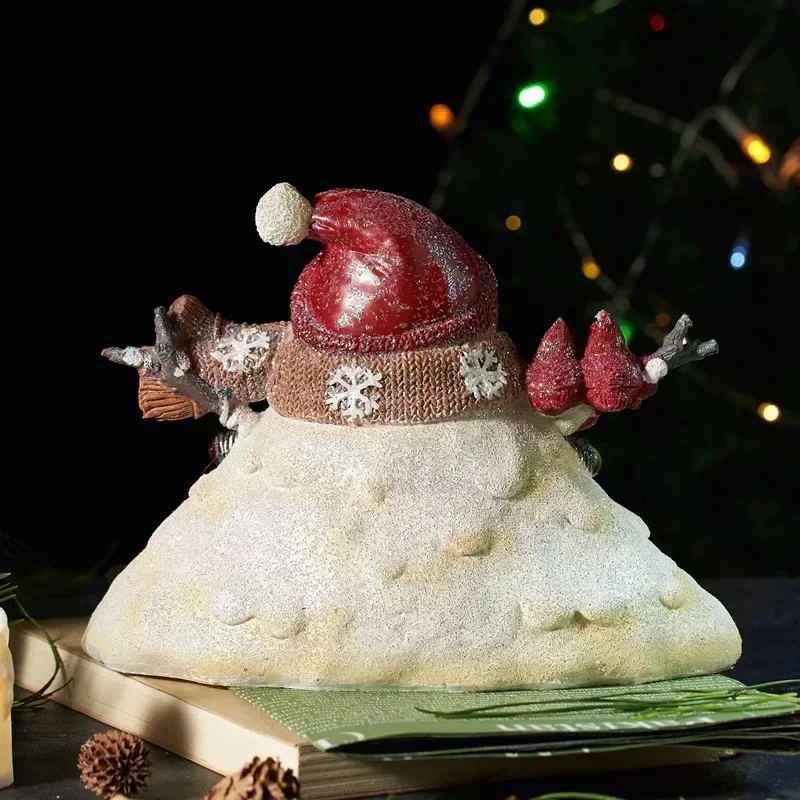 Vilead искусственные фигурки внутреннее Рождественское украшение со светодиодной