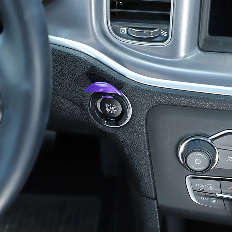 Крышка кнопки запуска двигателя и остановки для Dodge Charger Challenger 2015-2021 RAM 2018-2021