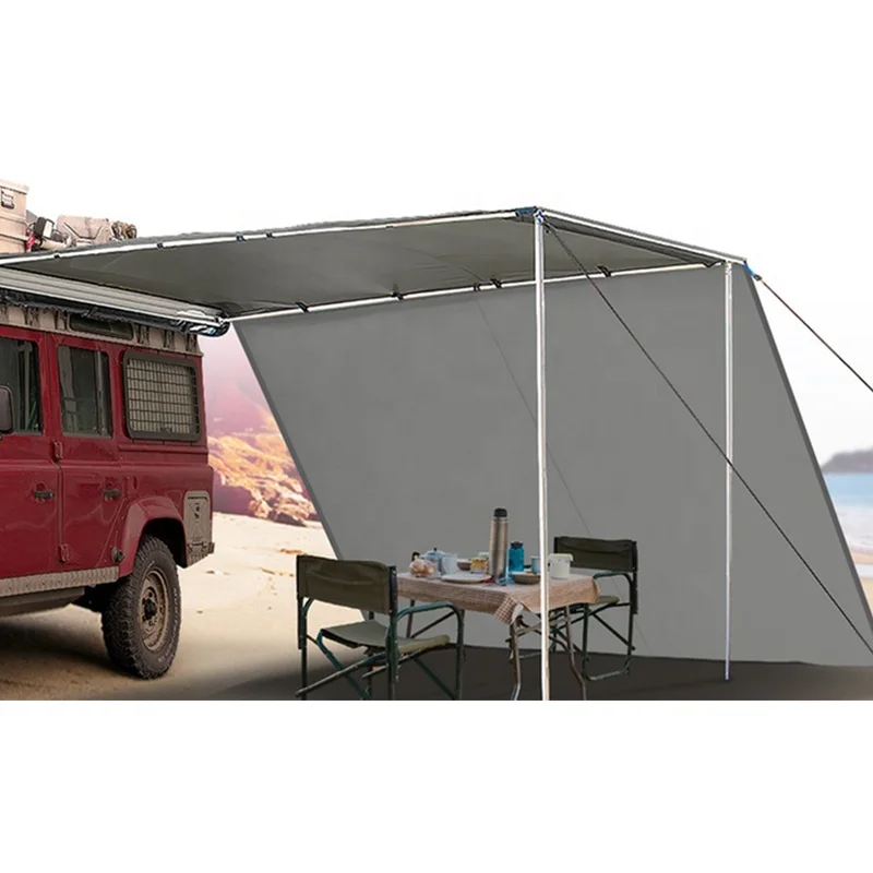 

DANCHEL OUTDOOR 2*3m Car Side Awning with Side Wall, Car Side Tent Awning with 2m/3m Extend Cloth,car Roof Top Tent