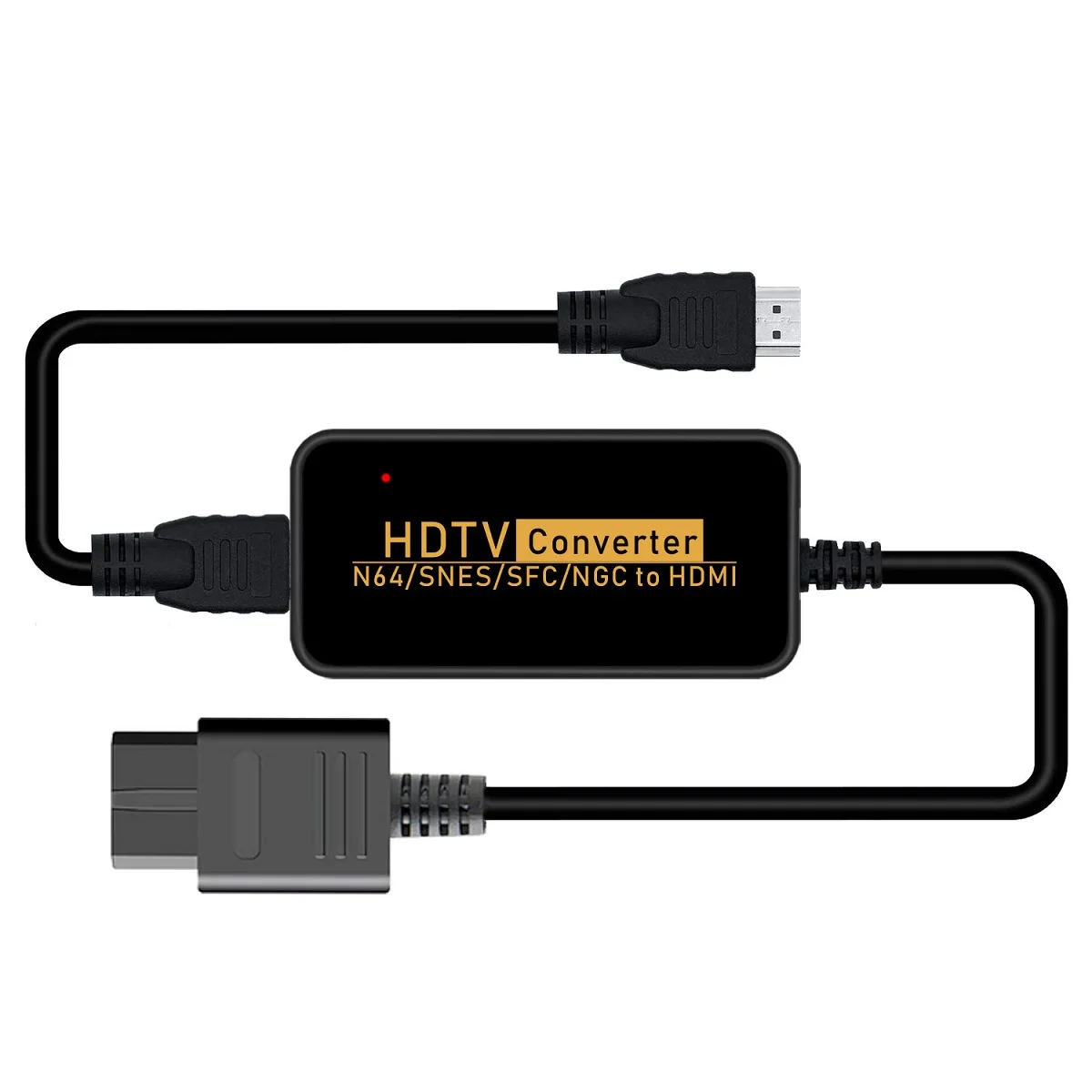 Преобразователь N64 в HDMI, преобразует сигнал N64 в сигнал HDMI в HD TV, Поддержка преобразования 16:9/ 4:3, для N64/ Super SNES/ NGC/ GameCube