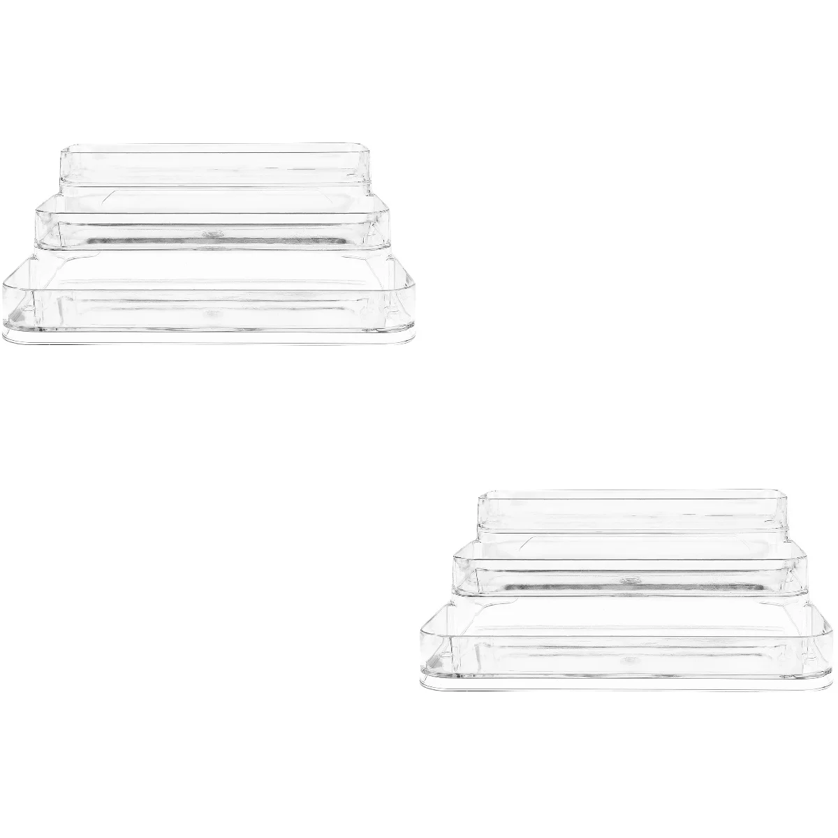 

Acrylic Organizer Cup Storage Rack Pen Tray Display Water Dispenser Clear Shelf Tier Multi Layer File Sorter Stand Steps Mail