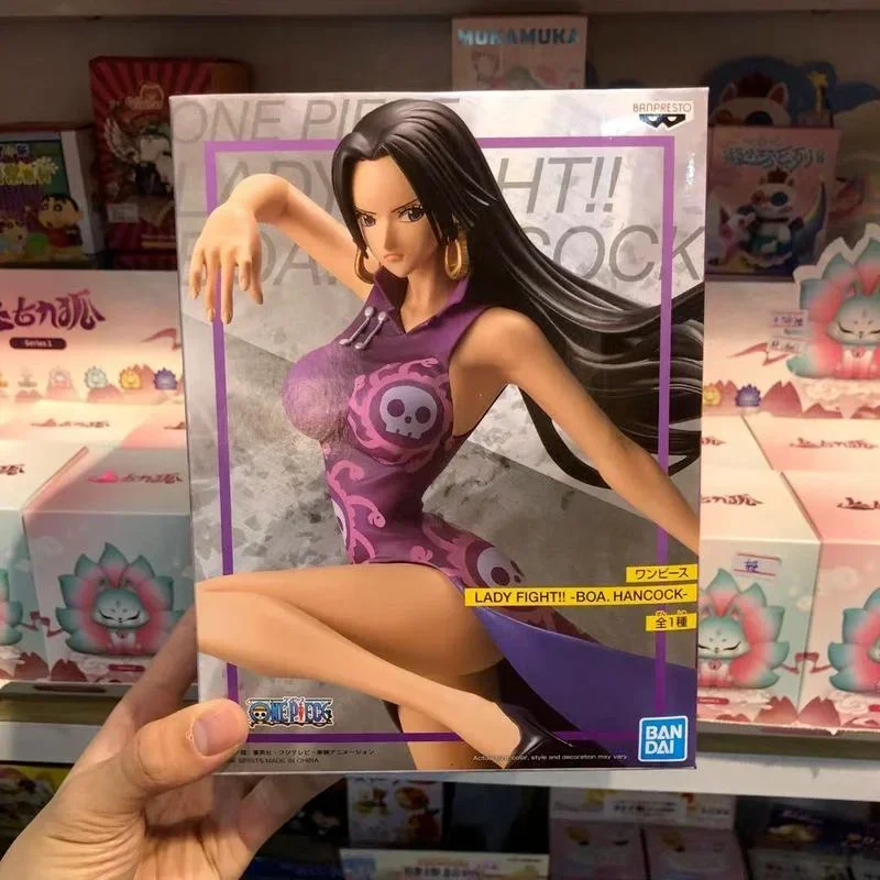 Bandai натуральная цельная аниме Боа Хэнкок фигурки Коллекционная модель LADY FIGHT