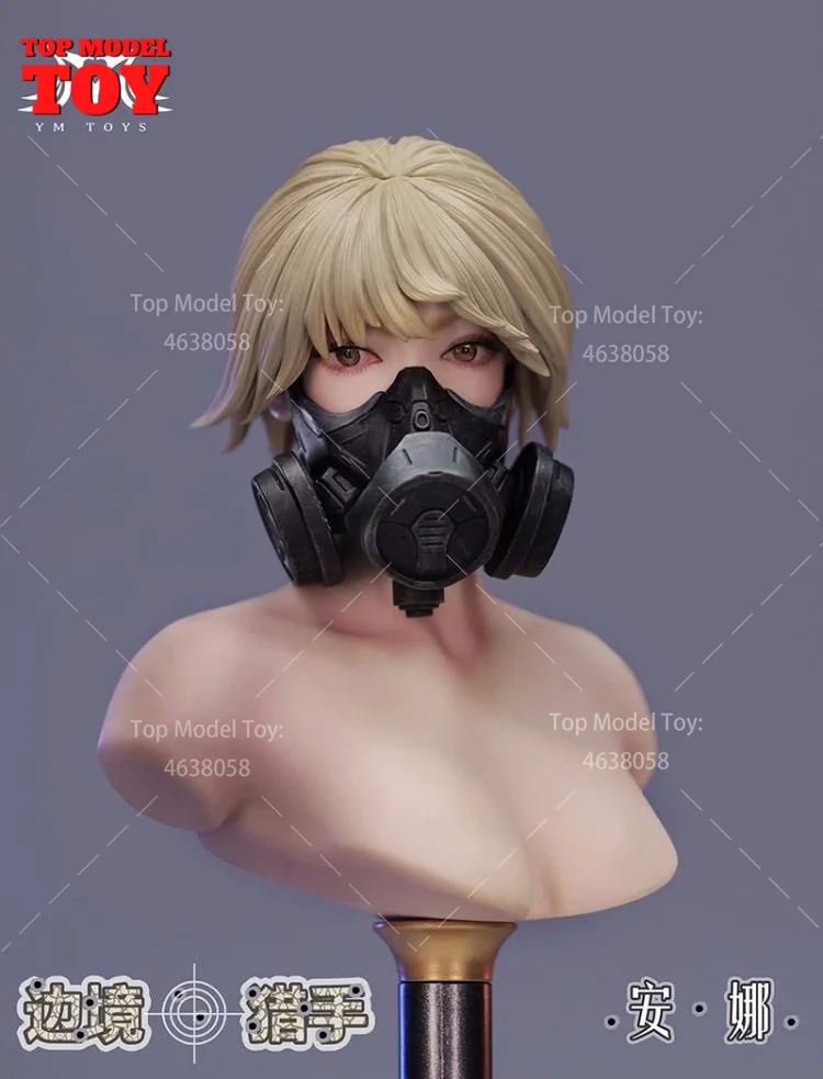 MTOYS YMT081 1/6 Божевой охотник Анна женская голова скульптура для 12 &quotTBL S10D белая кожа