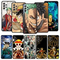 one piece anime roronoa zoro phone case for samsung galaxy a51 a71 a41 a31 a21s a11 a01 a03s a12 m31 m22 a32 a52 a13 5g cover