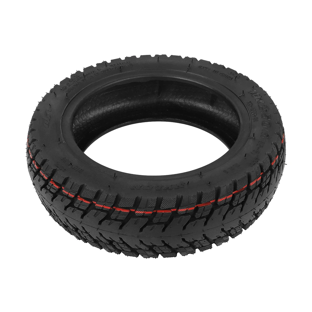 

Tubeless Tyre Solid Tire Off-road Outer Replacement Rubber 10 Inch 10x2.50 60/85-6 640g Black Electric Skateboard