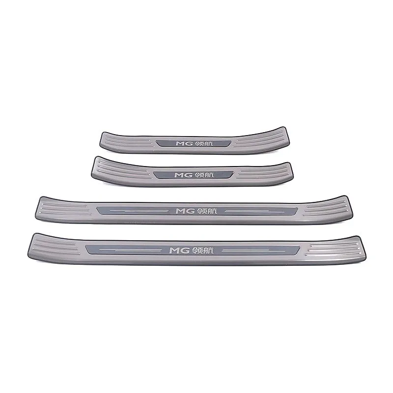 Фото Накладки на пороги MG HS 2021 из нержавеющей стали, внутренние и внешние, AT (Оригинал) №5