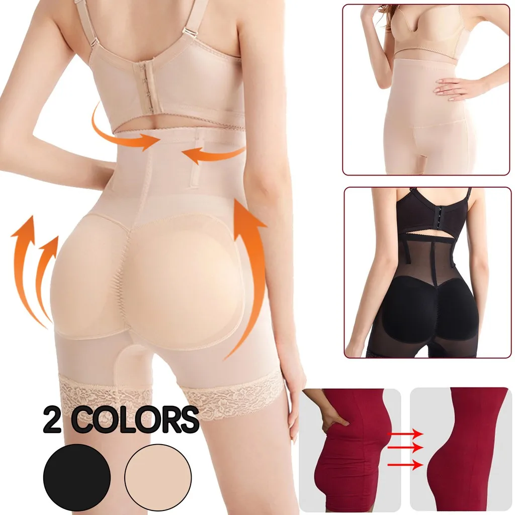 

Women Sexy Butt Lifter Panties Sponge Padded High Waist Control Panties Underwear Hip Lift Fake Butt Shapewear