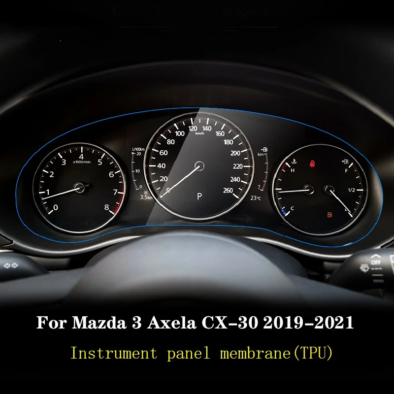 

Для Mazda 3 Axela CX-30 2019 2020-2022 Автомобильная внутренняя панель приборной панели, жидкокристаллический экран, защита от царапин