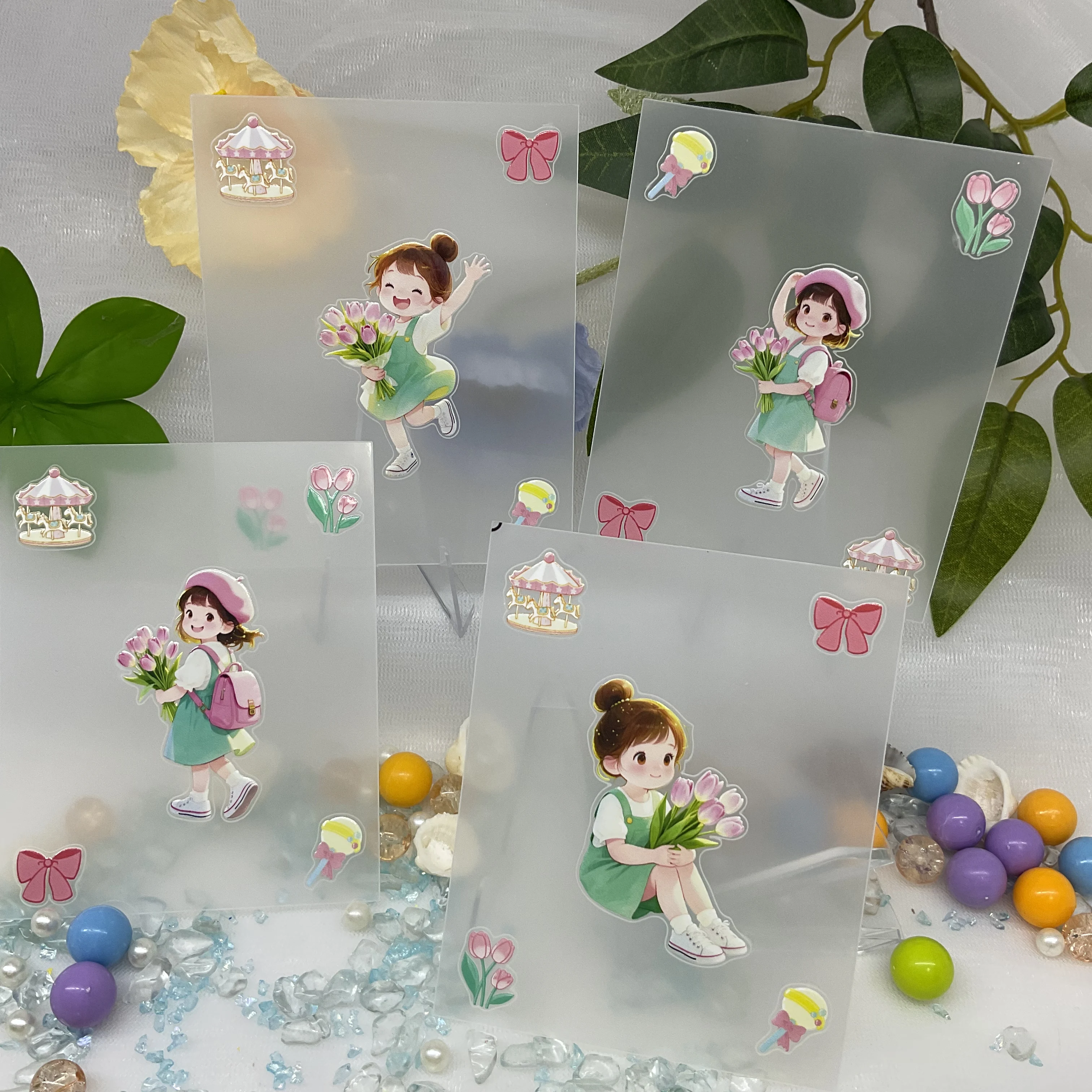 

Декоративные наклейки v1tape "Множество милых древних девушек"